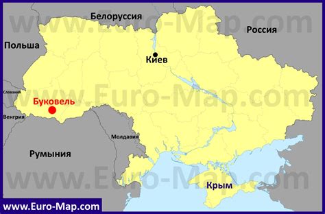 Карты Буковеля | Подробная карта горнолыжного курорта Буковель с ...