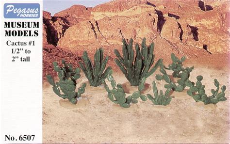 Large Cactus Set 1 - from 13 to 51 mm (0.5'-2') Pegasus 6507
