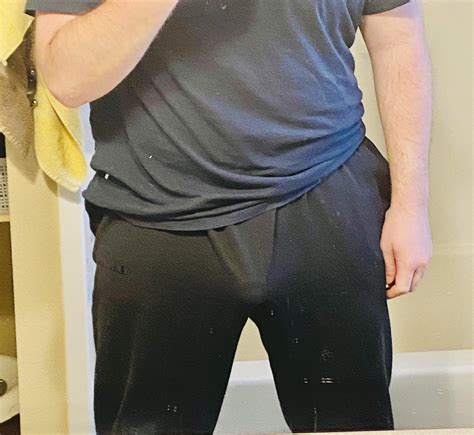 Anyone like dad sweatpants bulge? Love wearing these in public and