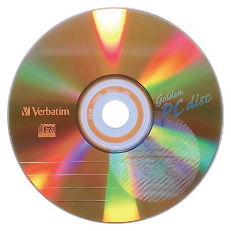 CD-R 700MB 52X Golden PC 50pk Spindle - Verbatim China