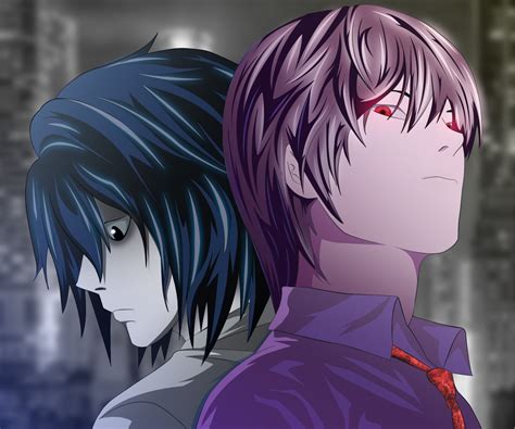 Light Yagami, Death Note, L (Death Note), Anime, 1080P, Kira (Death