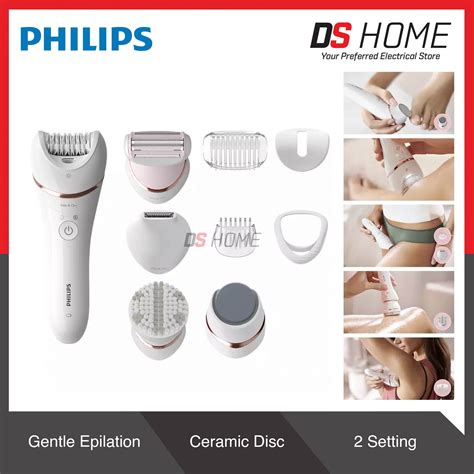 PHILIPS BRE740 EPILATOR SERIES 8000 WET & DRY (BRE740/10) | DS HOME