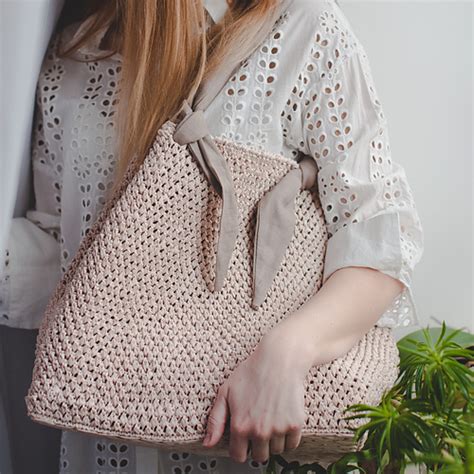Ravelry: Large beach bag Tunisia pattern by Olha Bilyk