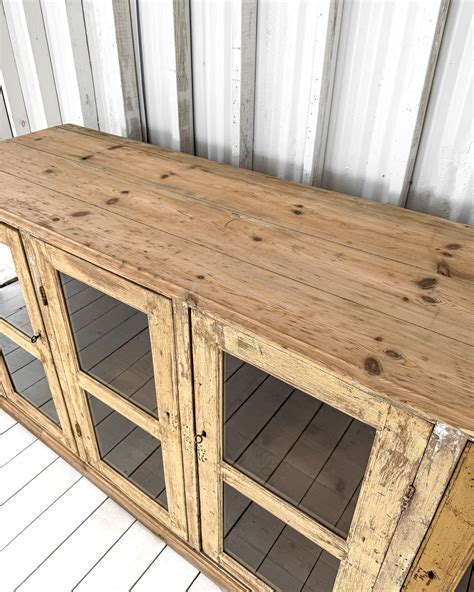 French Mercantile Showcase with 4 Doors — East End Salvage