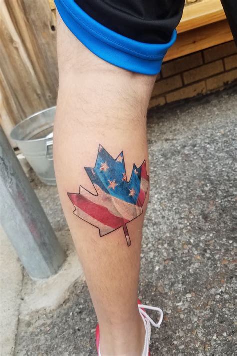 Canada Flag Tattoo