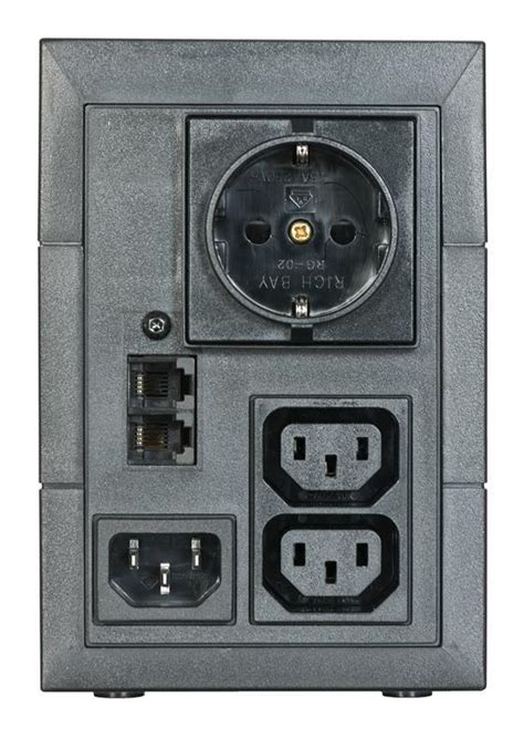 „Eaton 5E 850VA / 480W line-interactive“, 1 Schuko (DIN) + 2 IEC C13 ...