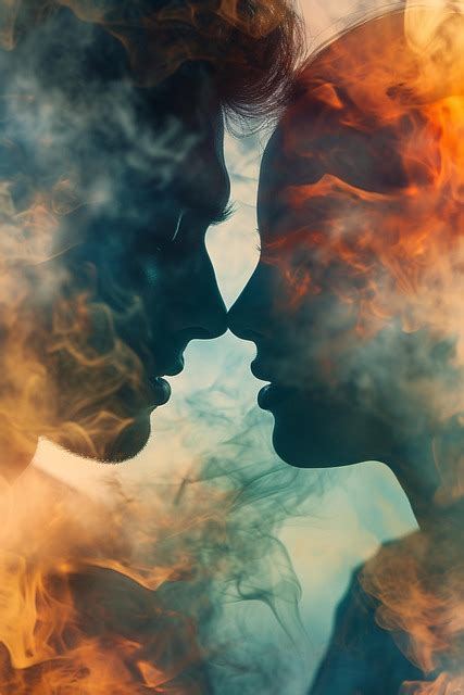 Download Ai Generated, Couple, Double Exposure. Royalty-Free Stock ...