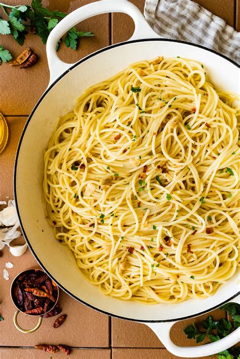 spaghetti aglio olio resepi simple recipe 13
