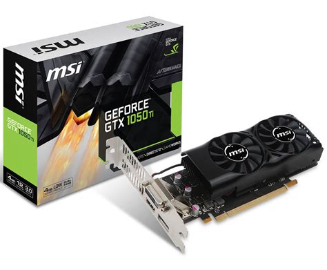 GTX 1050 Ti 4GT LP: MSI hat die schnellste Grafikkarte für Low Profile ...