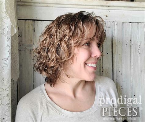 Updated DIY Wavy Haircut - Prodigal Pieces