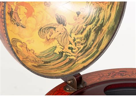 Antique globe - bar DD193 - Rumšiškių baldai