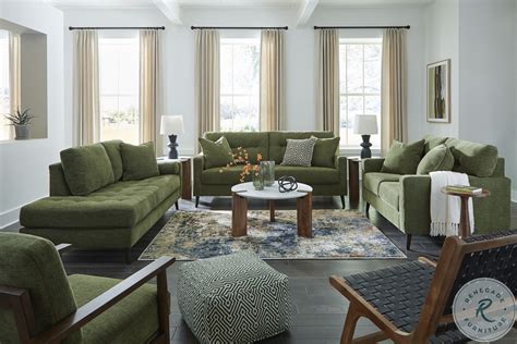 Bixler Olive Sofa From Ashley Furniture | Coleman Furniture