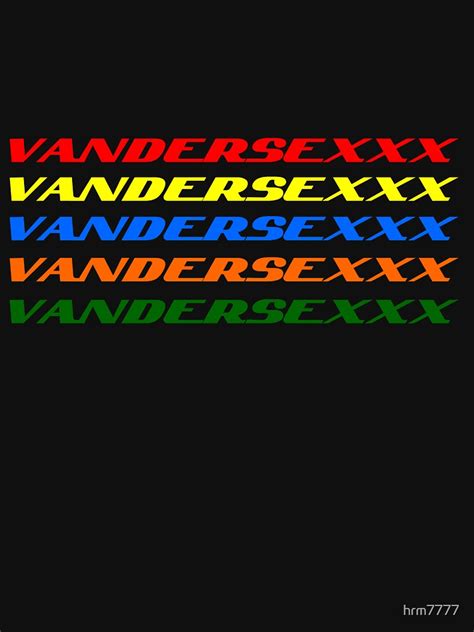 "Vandersexxx" T-shirt for Sale by hrm7777 | Redbubble | club t-shirts ...