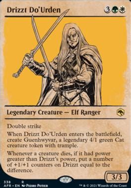 Drizzt Do'Urden | Adventures in the Forgotten Realms Variants Foil ...