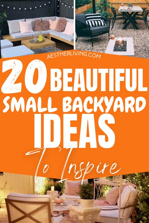 20 Beautiful Backyard Ideas for Small Spaces - Aesther Living