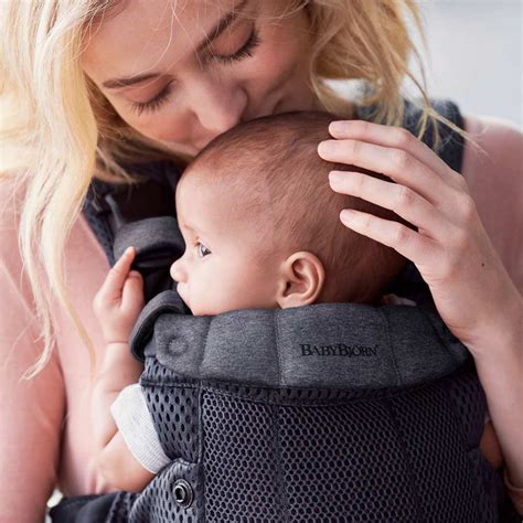 BabyBjorn Harmony Baby Carrier - 3D Mesh - Anthracite & Natural Baby Shower