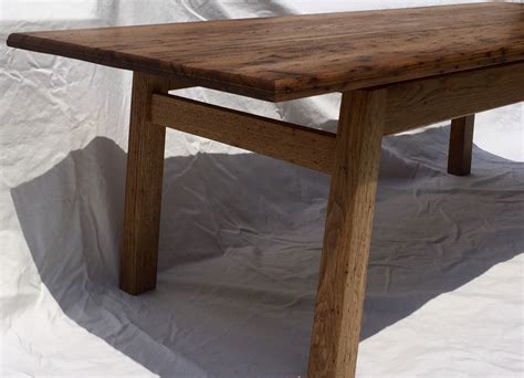 Wormy Chestnut & White Oak Coffee Table | Maker Marketplace
