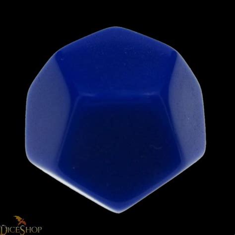 TDSO Opaque Blank Blue D12 Dice