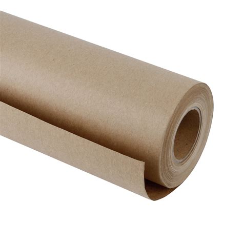 Buy RUSPEPA Brown Kraft Paper Roll - 91.4 cm x 30 m - Recyclable Paper ...