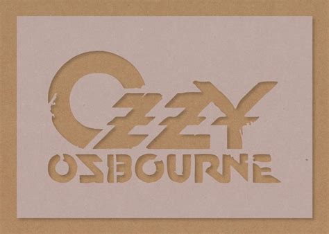Ozzy Osbourne Symbol Stencil Celebrity Rock Star Vintage - Etsy