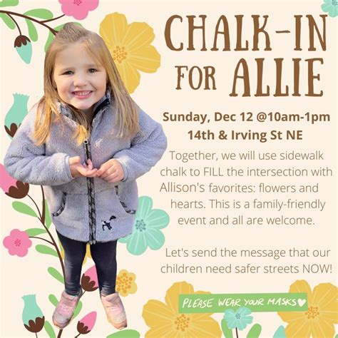 Chalk-In Sunday for Allison Hart | HillRag