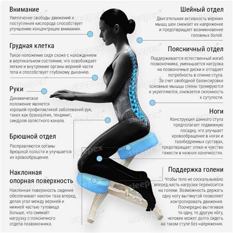 Ортопедичний колінний стілець Sleepex Standard купити в інтернет-магазині