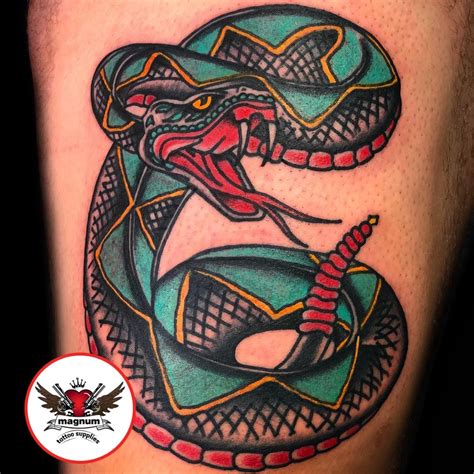 Rattlesnake Head Tattoo