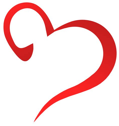 red heart   arrow   middle