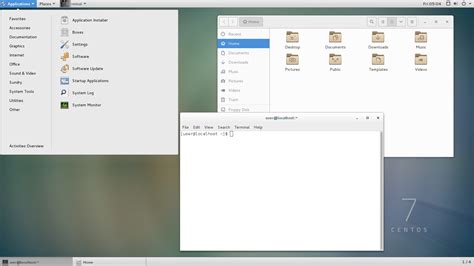 install gnome gui  centos  linux