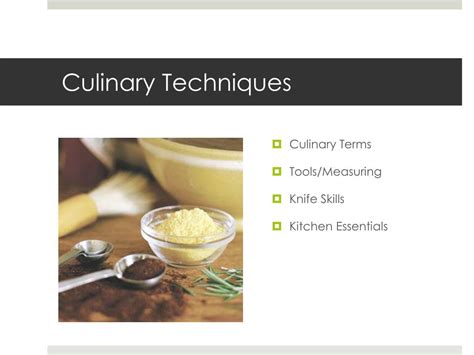 PPT - Culinary Arts 1 PowerPoint Presentation, free download - ID:177031