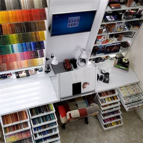 Sheila R Giovanni on Instagram: “My Art Studio 💙💚💛🧡💜 😍 #artstudio ...