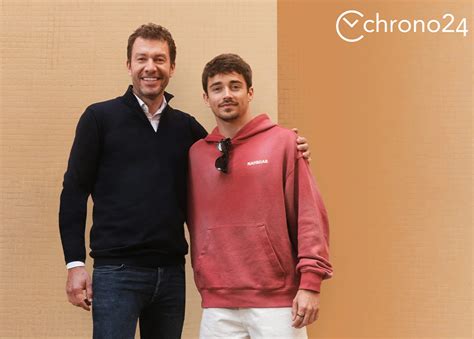 Chrono24-CEO Carsten Keller und Charles Leclerc | Blickpunkt•Juwelier