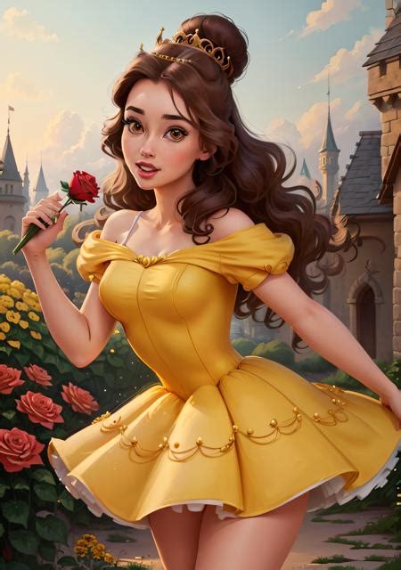disney prinsesse belle tegninger