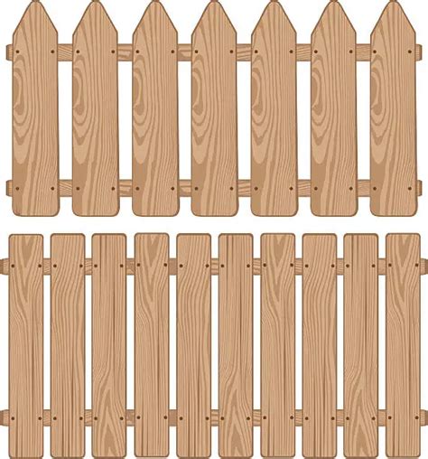 Wooden fence clip art Royalty Free Stock SVG Vector and Clip Art