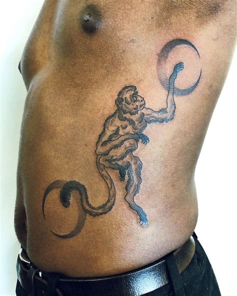 Monkey tattoo | Monkey tattoos, Tattoos, Infinity tattoo