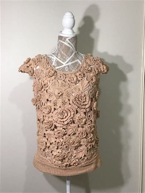 Irish Crochet Top - Etsy