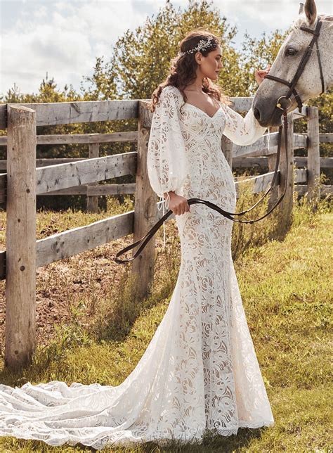 Find your wedding dress | Western wedding dresses, Wedding dress long