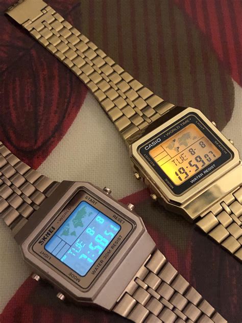 Casskmeio: Casio a500 gold vs. Skmei 1338 rose gold : r/ChineseWatches