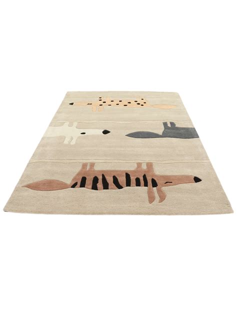 Puppy - Beige 140 x 200 cm Wool Rug - Rugvista
