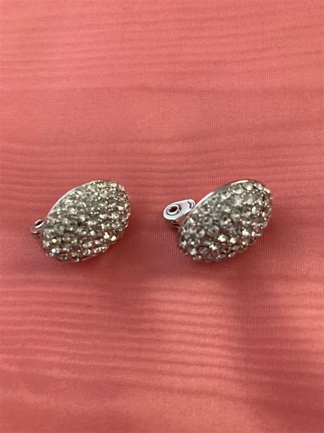 Vintage Monet Clip Earrings - Etsy