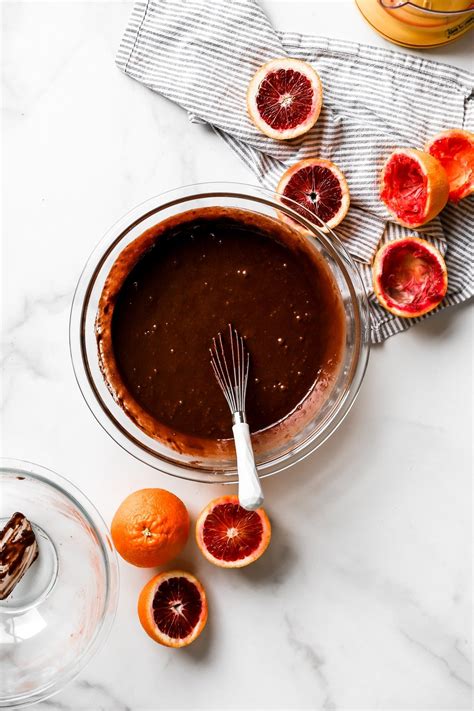 Dark Chocolate Blood Orange Cake - Baran Bakery
