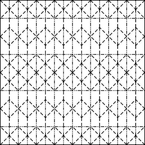 pineapple tessellation crease pattern     te flickr