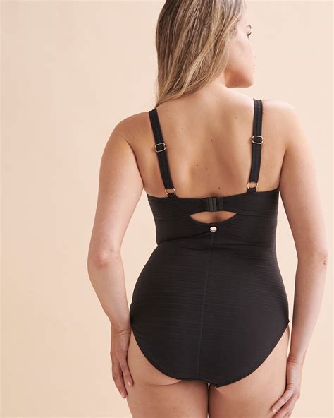 ARTESANDS Aria Cezanne D/DD Cup Cut-out One-piece Swimsuit - Black