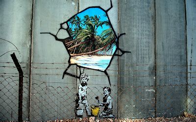 Street Art : Banksy en Palestine - Projet Santa's Ghetto déployé en ...