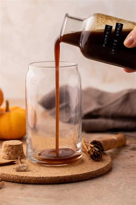 Pumpkin spice latte syrup - Starbucks inspired - Lifestyle of a Foodie