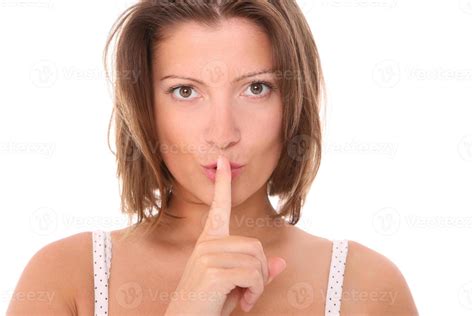 Be quiet on white background 16578531 Stock Photo at Vecteezy