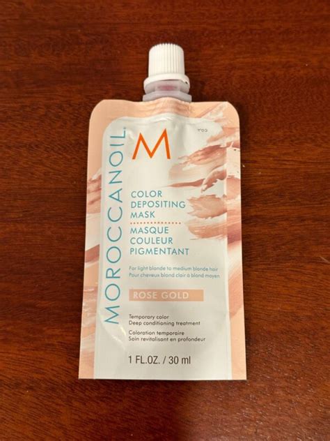Moroccanoil Mini Color Depositing Mask, Rose Gold 1 oz