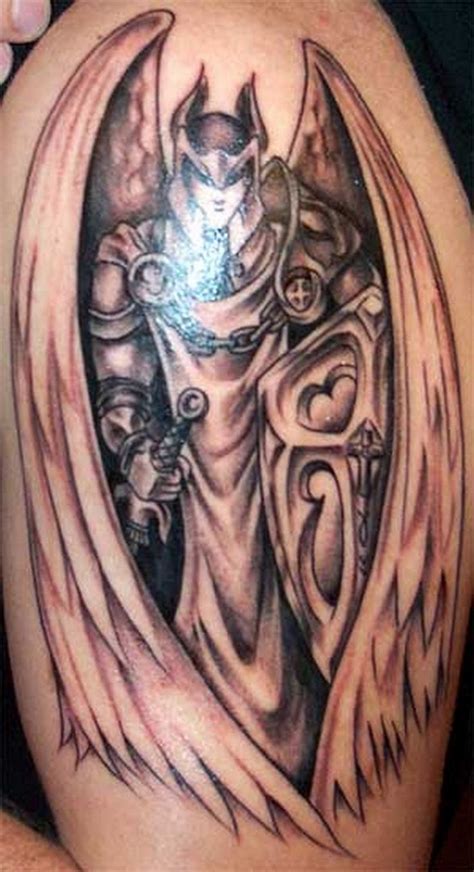 angel  demon tattoo designs