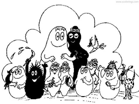 All Barbapapa Characters Coloring Pages - XColorings.com