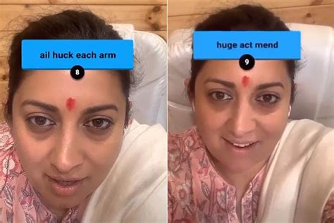 Smriti Irani nailing the gibberish challenge is on point; seen it yet?